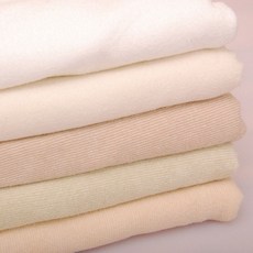 이지텍스 천마당 오가닉 테리타올 무지 백아이보리 원단 1마, 1개