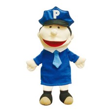 kkumi-nara 豐滿的口腔職業手偶人物木偶, 警察