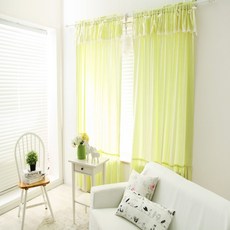 레인보우하우스 홈테라스 프릴극세사 커튼