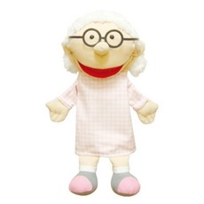 kkumi-nara 旁白家族手偶, 奶奶, 16 x 40 厘米