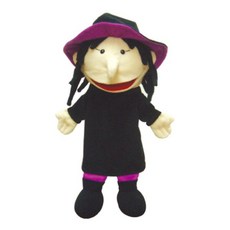 kkumi-nara 豐滿的口腔職業手偶人物木偶, 巫婆