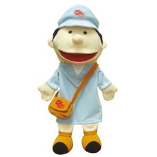 kkumi-nara 豐滿的口腔職業手偶人物木偶, 郵差