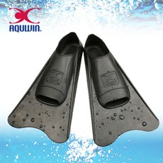 AQUWIN 漂浮蛙鞋 AFF08 蛙鞋, 黑色
