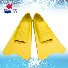 AQUWIN 漂浮蛙鞋 AFF08, 黃色