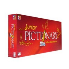 Pictionary Junior 繪圖表達桌遊, 混合顏色, 1個
