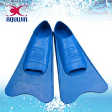AQUWIN 漂浮蛙鞋 蛙鞋 AFF08, 藍色