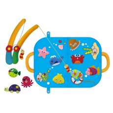 청양토이 감성교구 너랑나랑 자석 낚시놀이, 혼합색상, 1개