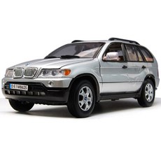 모터맥스 다이케스트모형 자동차 완구 미니어처, 실버 BMW X5, 1개