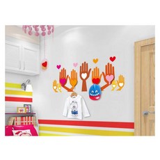 愛心手掛鉤壁飾重點貼紙