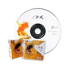 LG CD-R 슬림케이스 10장 팩, 1개