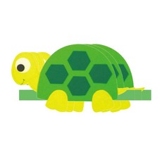 청양토이 역할놀이 동물 머리띠 3개, 거북이