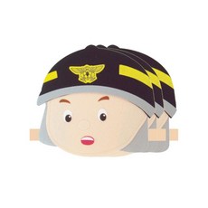 청양토이 역할놀이 직업머리띠 3개, 소방관