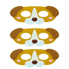 청양토이 역할놀이 동물반가면띠, 강아지, 3개