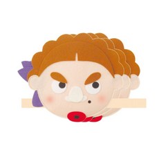 청양토이 역할놀이 전래동화머리띠 22 x 22cm 3P, 욕심쟁이부인