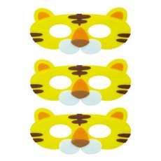 청양토이 역할놀이 동물반가면띠, 호랑이, 3개