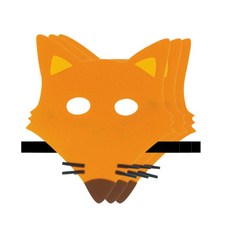 역할놀이 가면띠, 여우, 3개