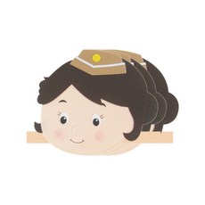 청양토이 역할놀이 직업머리띠 3개, 승무원