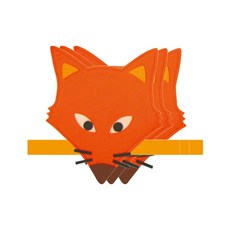 청양토이 역할놀이 동물 머리띠 3개, 여우