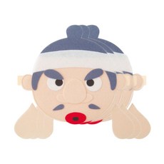 청양토이 역할놀이 전래동화머리띠 22 x 22cm 3P, 욕심쟁이혹부리영감