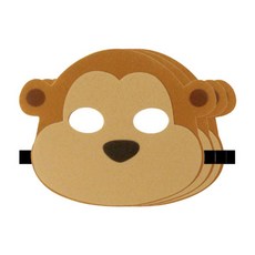 역할놀이 가면띠, 원숭이, 6개