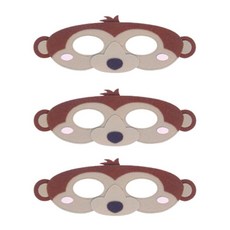 청양토이 역할놀이 동물반가면띠, 원숭이, 3개