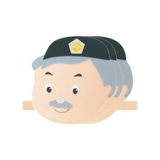 청양토이 역할놀이 직업머리띠 3개, 판사