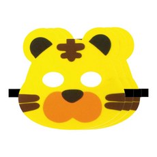 역할놀이 가면띠, 호랑이, 6개
