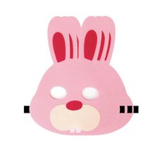 역할놀이 가면띠, 토끼, 6개