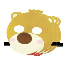 역할놀이 가면띠, 곰, 6개