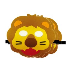역할놀이 가면띠, 사자, 6개