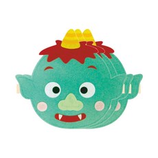 청양토이 역할놀이 전래동화머리띠 22 x 22cm 3P, 도깨비