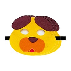 역할놀이 가면띠, 강아지, 6개