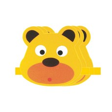 청양토이 역할놀이 동물 머리띠 3개, 곰