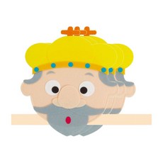 청양토이 역할놀이 명작동화 머리띠 3p, 임금님