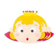 청양토이 역할놀이 명작동화 머리띠 3p, 공주