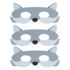 청양토이 역할놀이 동물반가면띠, 늑대, 3개