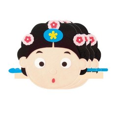 청양토이 역할놀이 전래동화머리띠 22 x 22cm 3P, 왕비