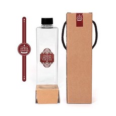 Glassdomae 水瓶+密封貼紙+包裝提盒組 DTS500, 1組, 水瓶10入+盒子10入+密封貼紙10入+標籤1 10入+標籤2 10入+密封標籤10入, 10號