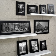 GGOOMIM 相框組 收集歐洲風景 黑色畫框, 黑白(A款)