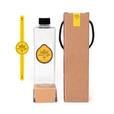 Glassdomae 水瓶+密封貼紙+包裝提盒組 DTS500, 500ml, 1組, 09號
