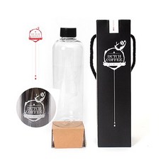 Glassdomae DT450塑膠瓶組合組, 450ml, 水瓶+盒子+密封貼紙+標籤1+標籤2+密封標籤, 01號