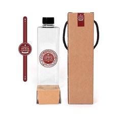 Glassdomae 水瓶+密封貼紙+包裝提盒組 DTS500, 1組, 水瓶10入+盒子10入+密封貼紙10入+標籤1 10入+標籤2 10入+密封標籤10入, 11號