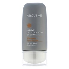 ABOUT ME HOMME亮白無油防曬液 SPF50+ PA+++, 50ml, 1個