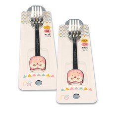 주얼리 봉봉 포크, 핑크, 2개