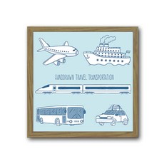 M2C 復古方塊相框 047 棕色, 系列-047