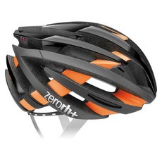 제로알에이치플러스 인라인자전거용헬멧ZY, 블랙 오렌지, 1개