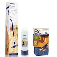 BONA 拖把套組, 噴霧+原液+墊