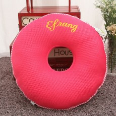 에프랑 임산부 로고 메쉬방석, 핑크, 1개