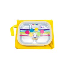 米菲不銹鋼板飯盒, 混色, 1組