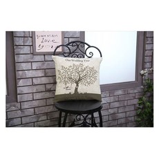 插畫樹圖案抱枕套 C套組